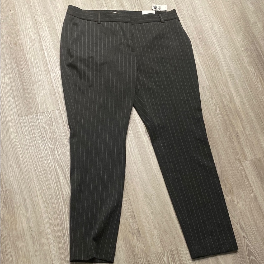 Express Black Dress Pants with Classic Straight-Leg Cut